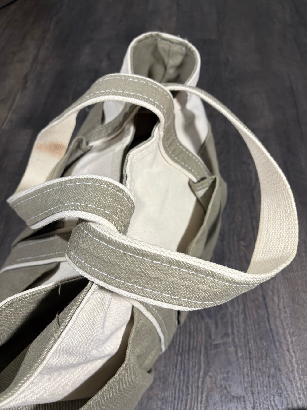 L.L. BEAN Vintage Gardening Boat and Tote Utility Canvas Large Bag - Picture 8 of 10